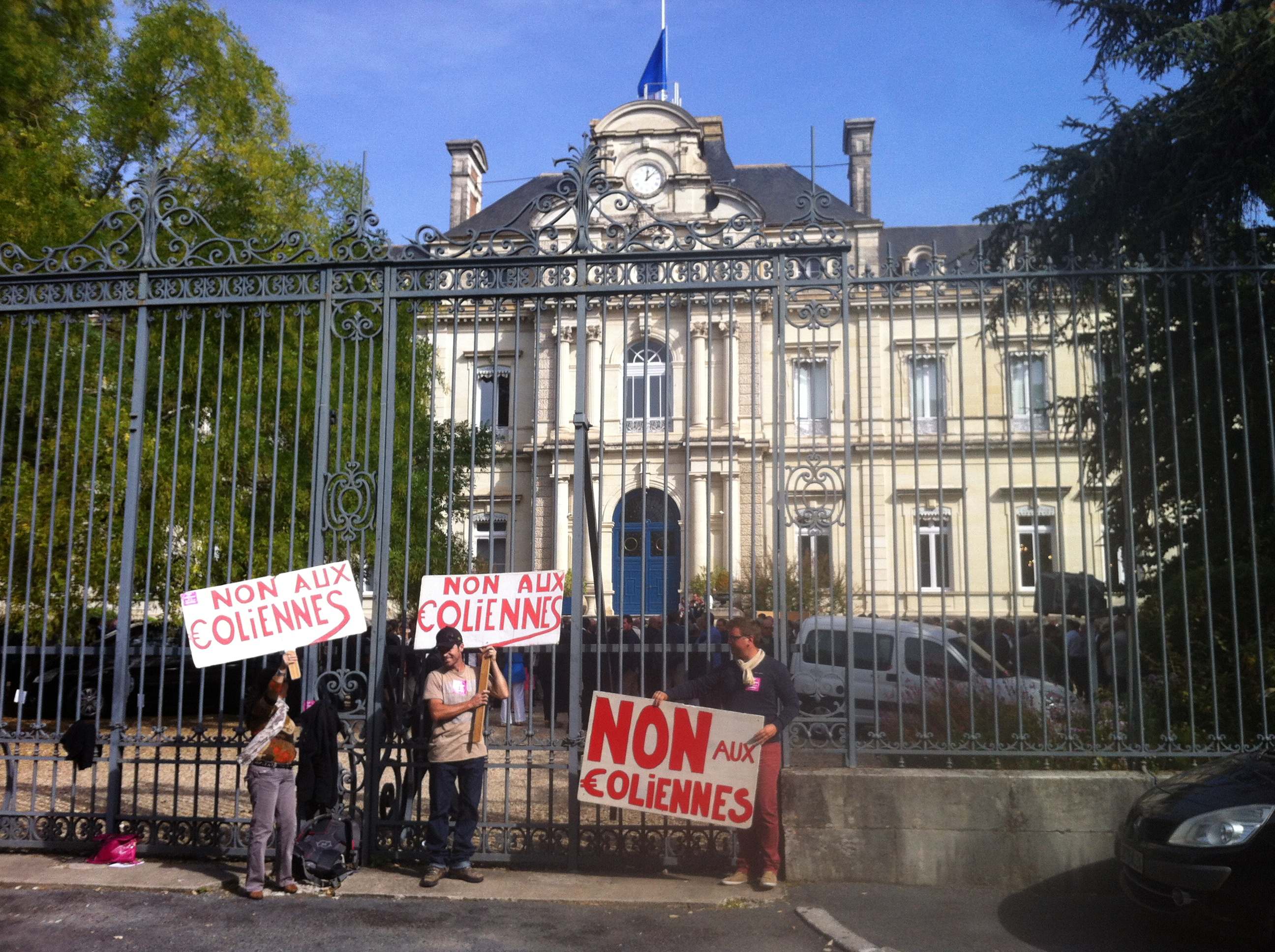 Sénatoriales à Périgueux : non aux éoliennes en Dordogne!